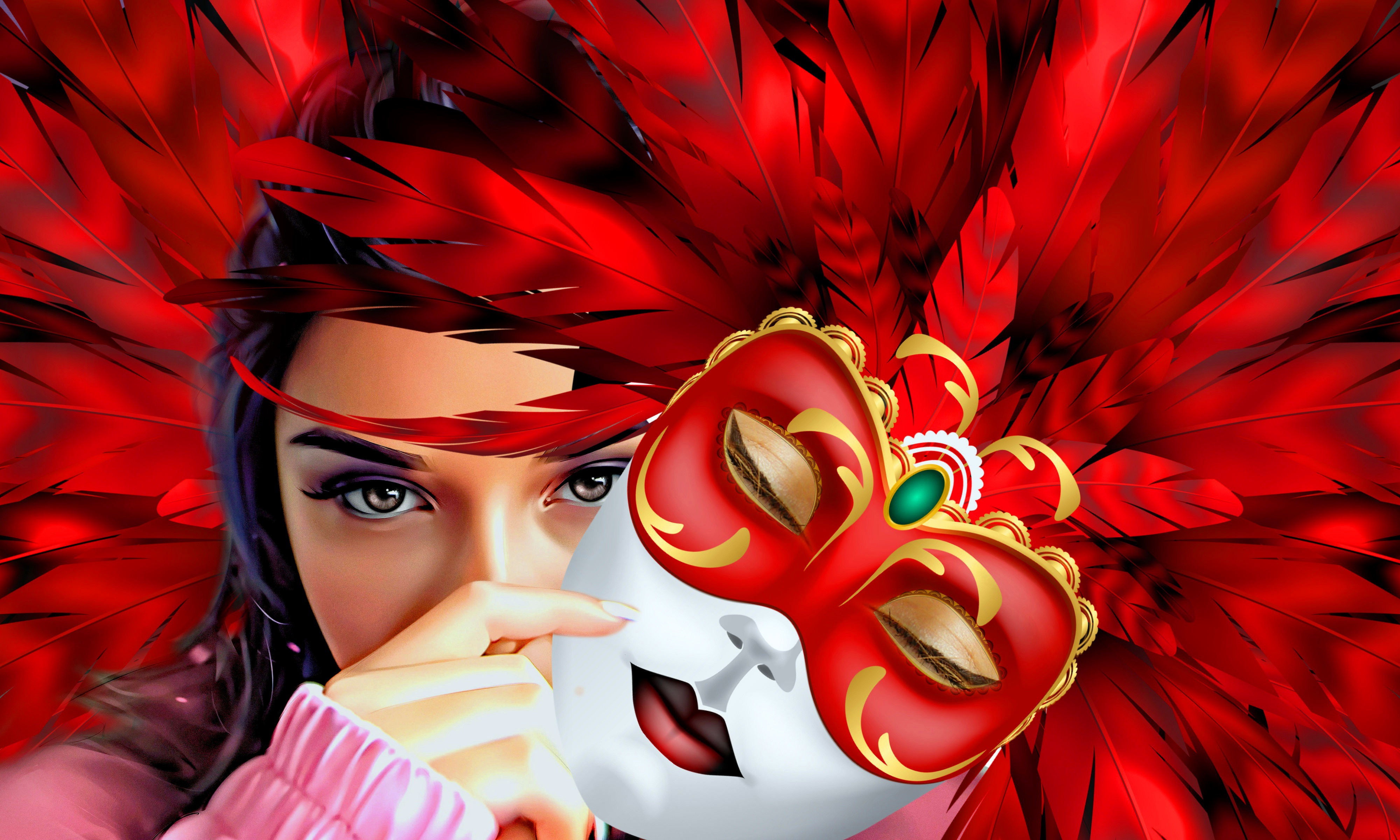Маска с красными глазами. Женщина в красной маске. Девушка в маскарадной маске. Обои девушка в маске.