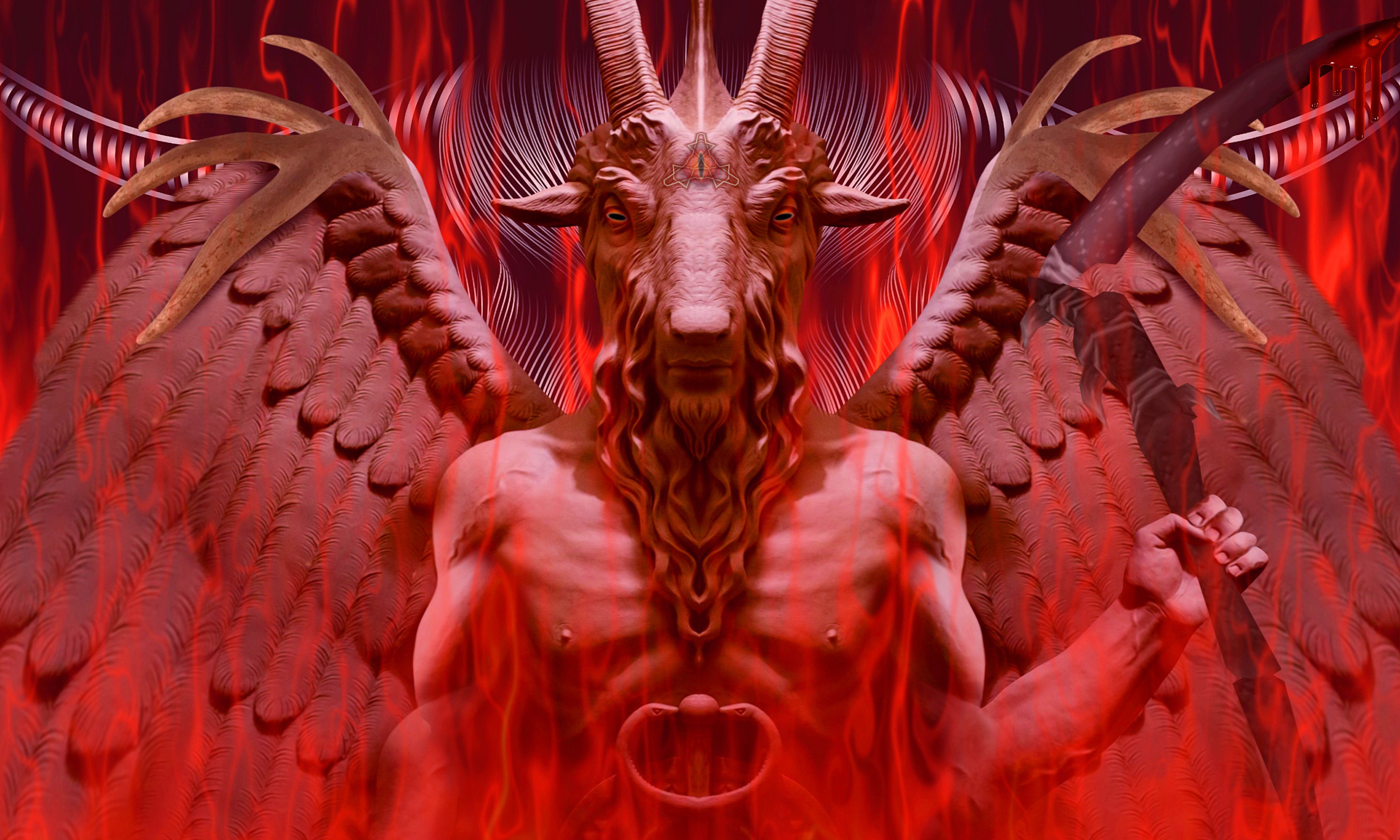 Почему дьявола назвали дьяволом. Бафомет сатанинский демон?. 666 Сатана дьявол Бафомет. Сатана Бафомет Люцифер.