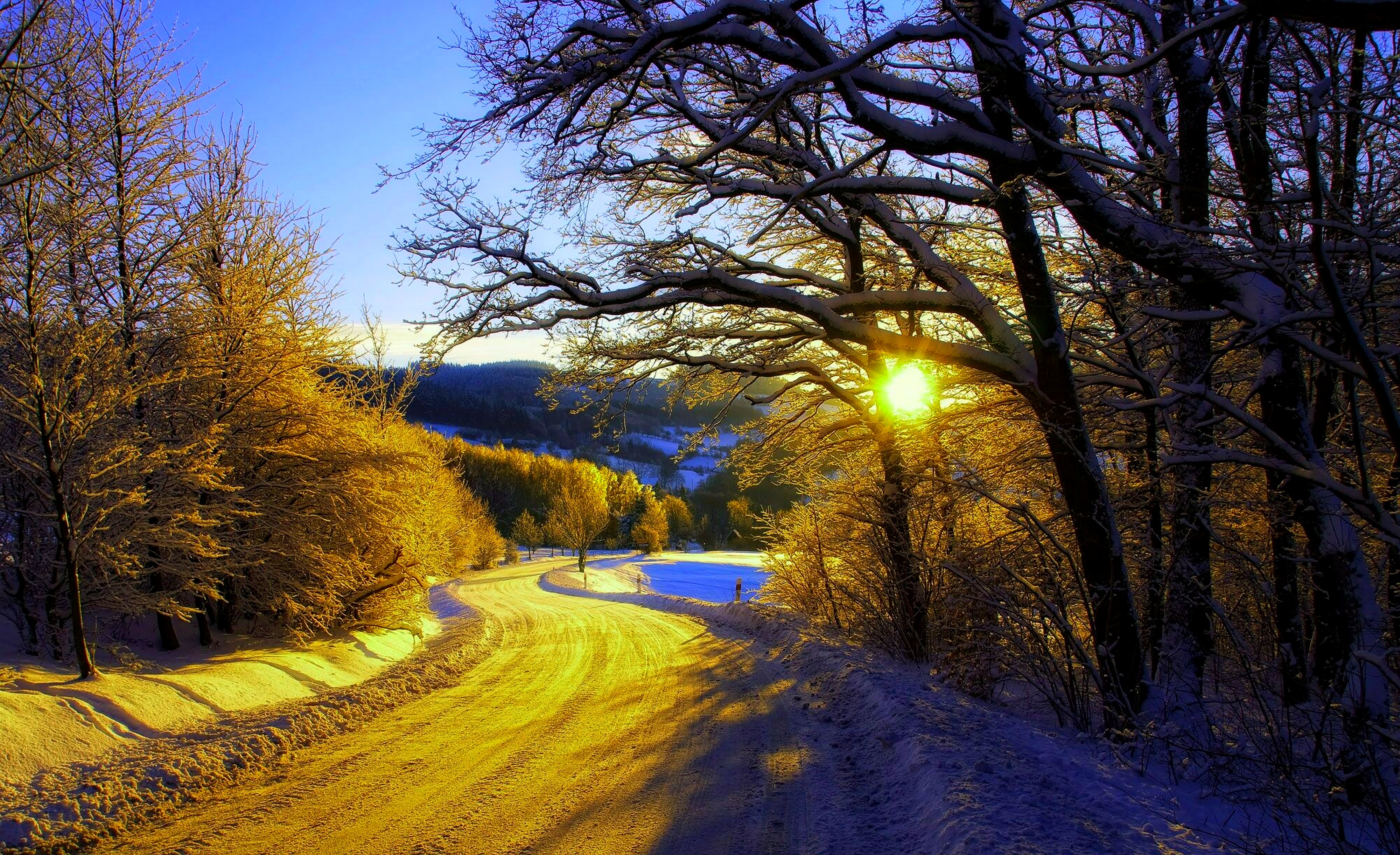 Зимнее утро дорога. Зимний пейзаж. Зимняя природа. Зимний лес солнце. Зимняя дорога в лесу.