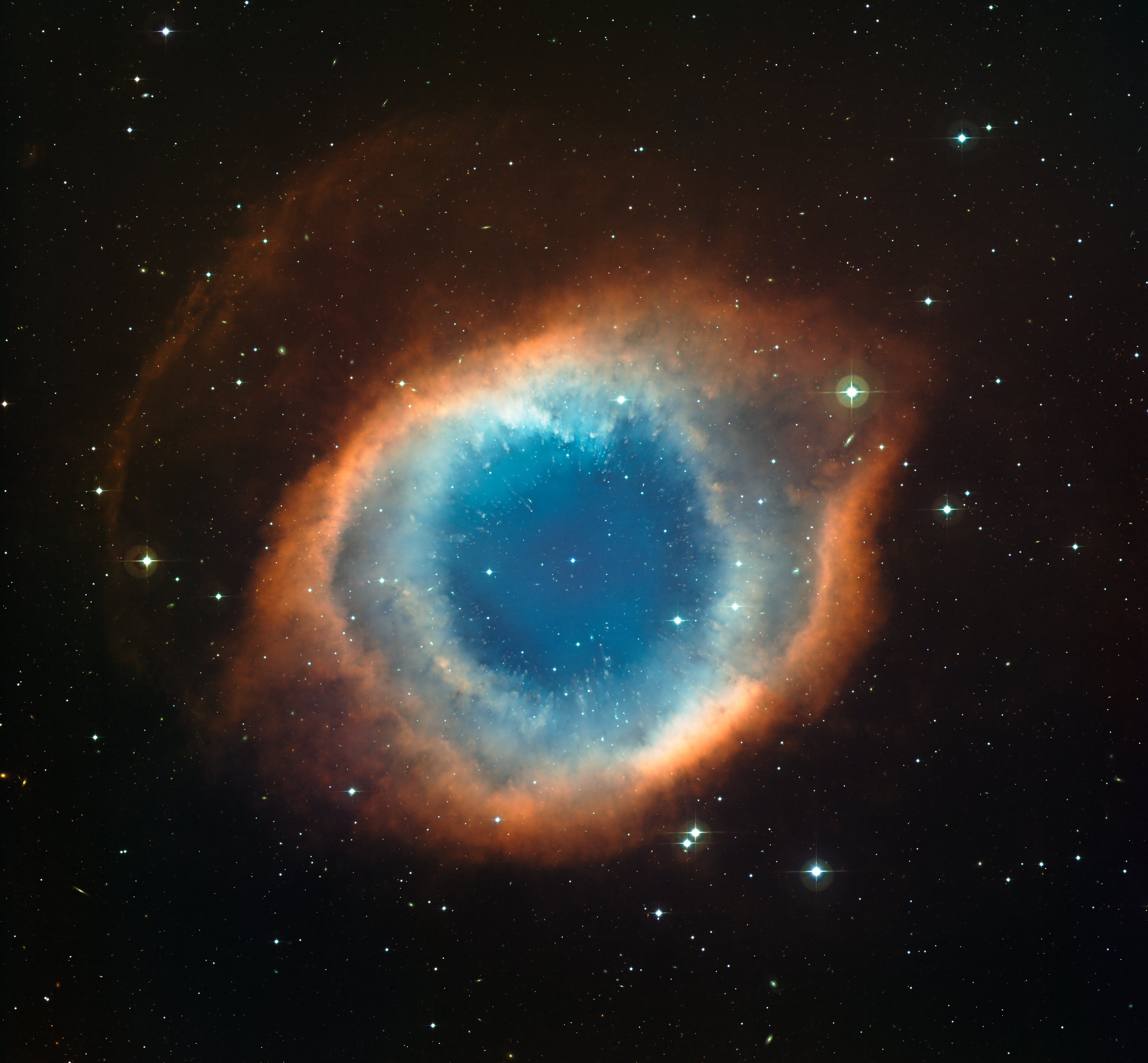 Обои туманность, улитка, спиральная, Helix Nebula, NGC 7293 на телефон и  рабочий стол, раздел космос, разрешение 4000x3703 - скачать