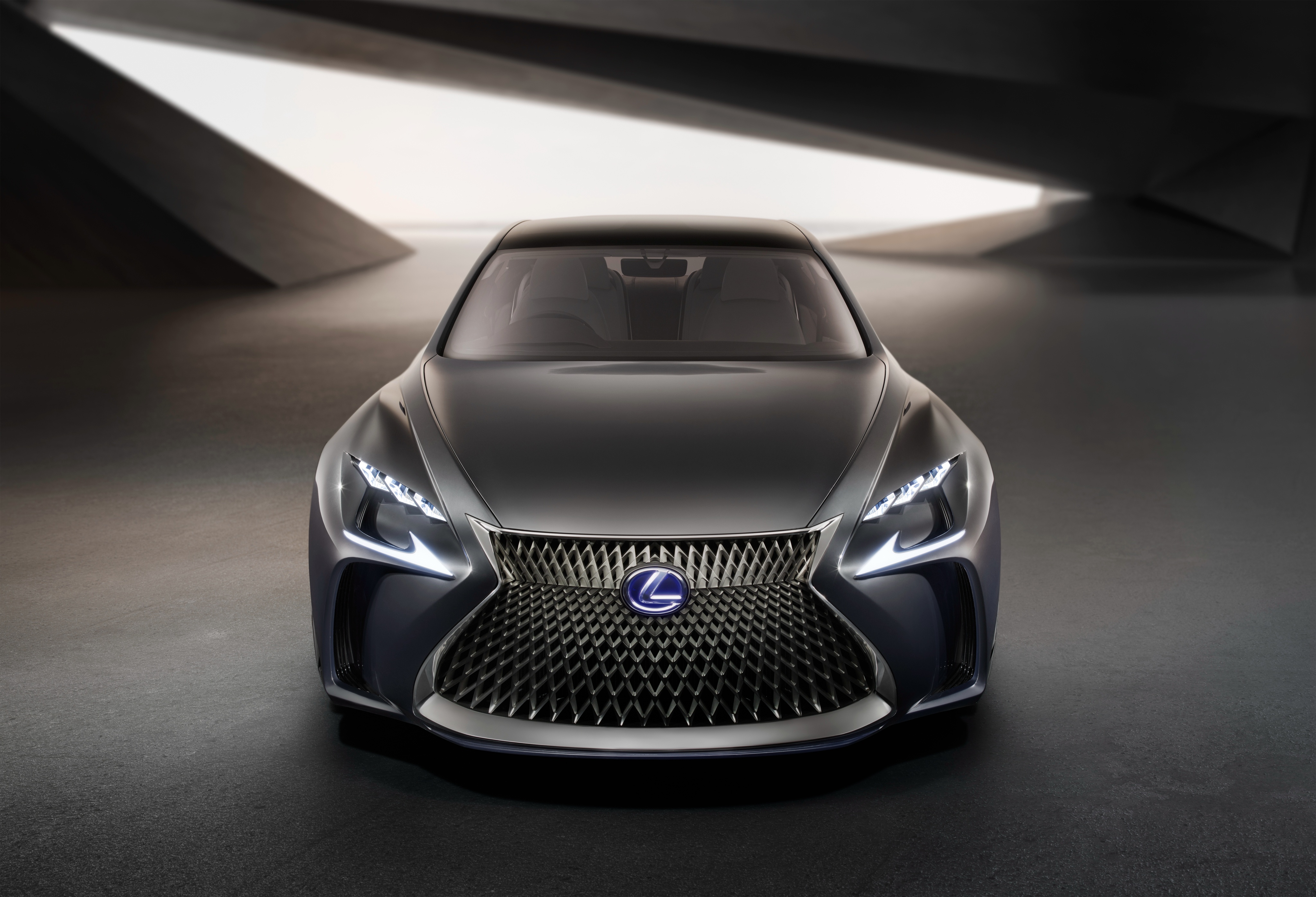 Скачать обои Concept, морда, Lexus, концепт, лексус, LF FC, раздел машины в  разрешении 4096x2791