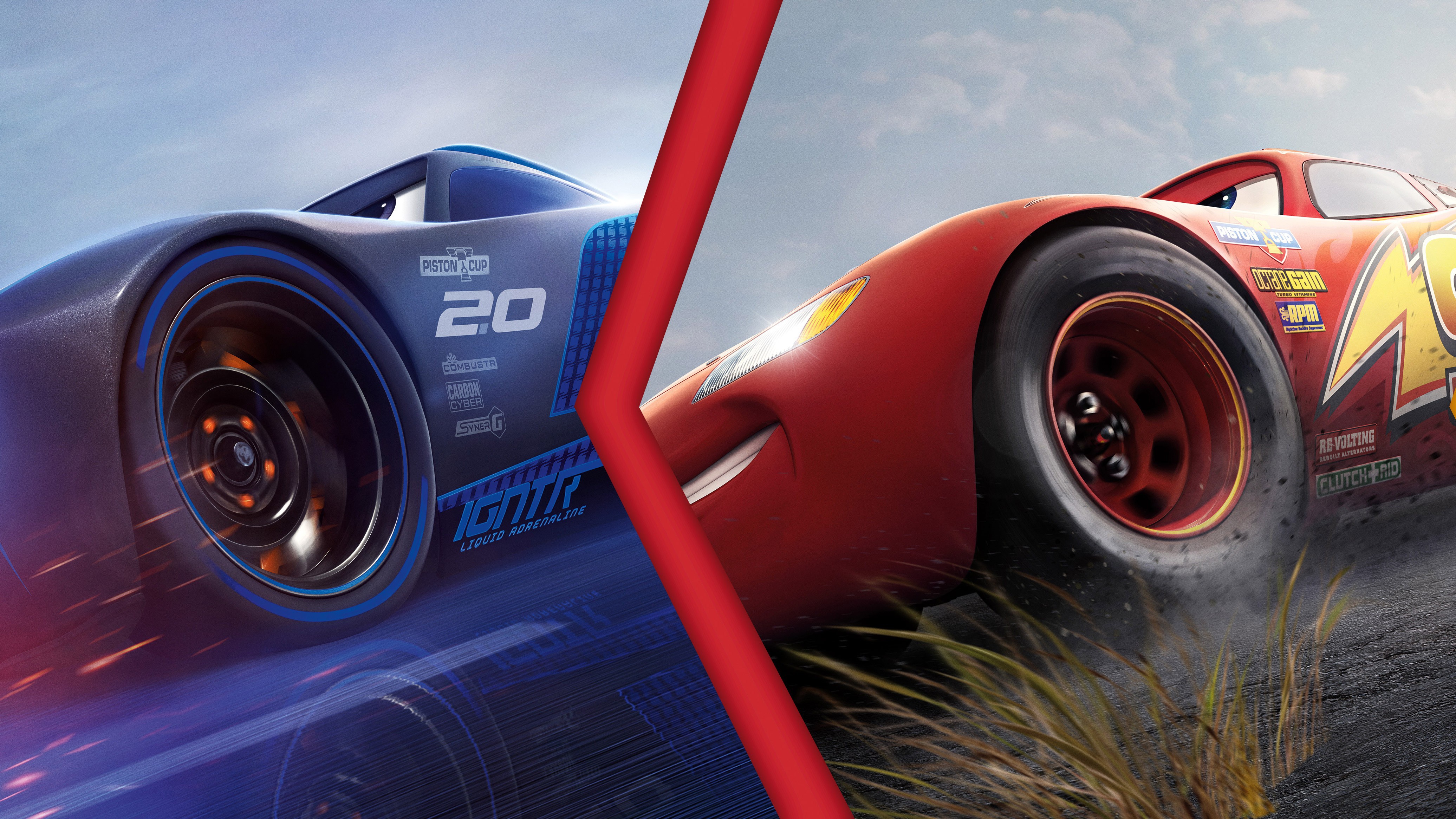 Cars 3. Тачки 3 Джексон шторм. Джексон шторм и молния Маккуин. Тачки 3 мультфильм Джексон шторм. Молния Маквин и Джексон шторм.