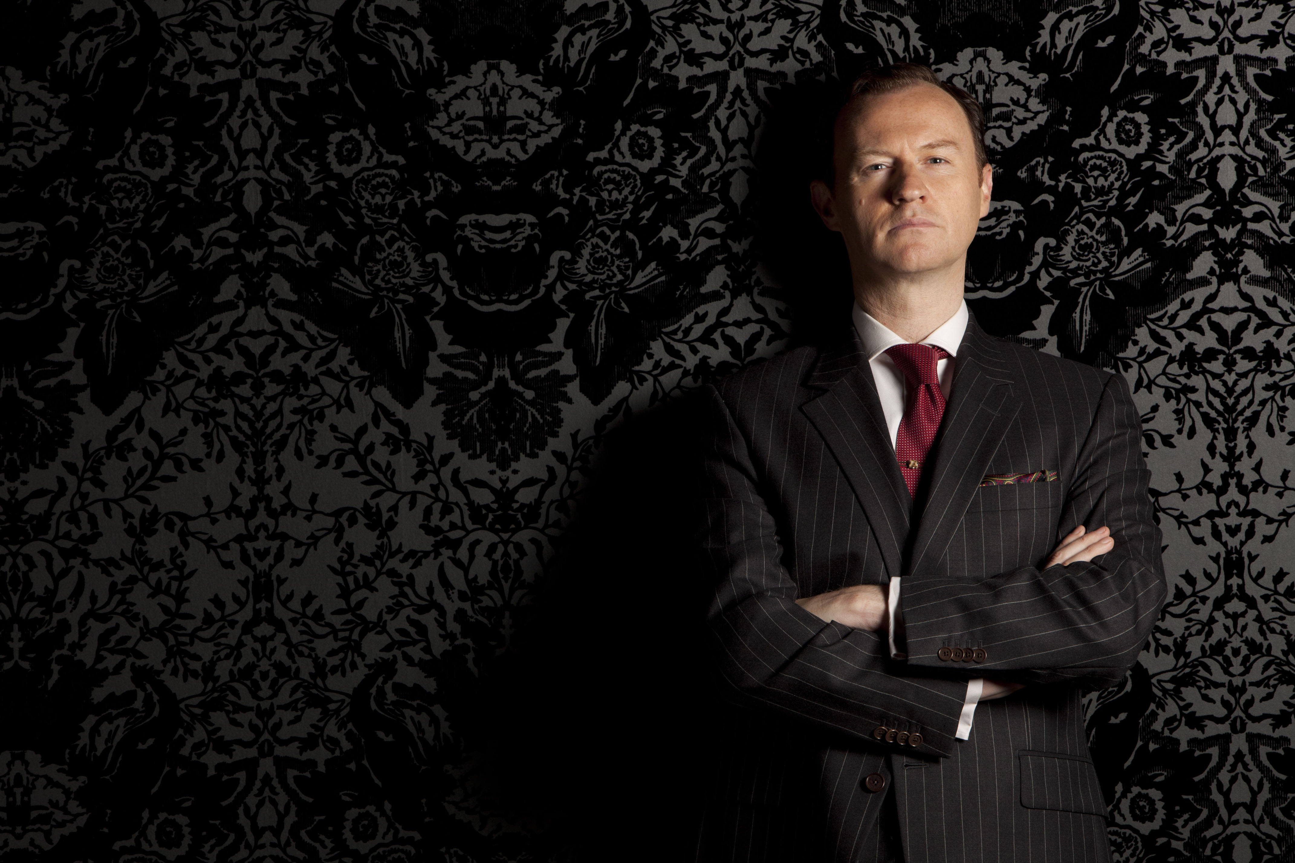 Скачать обои сериал, serial, шерлок, sherlock bbc, Mark Gatiss, Марк  Гэтисс, Майкрофт Холмс, Mycroft Holmes, раздел фильмы в разрешении 4284x2856