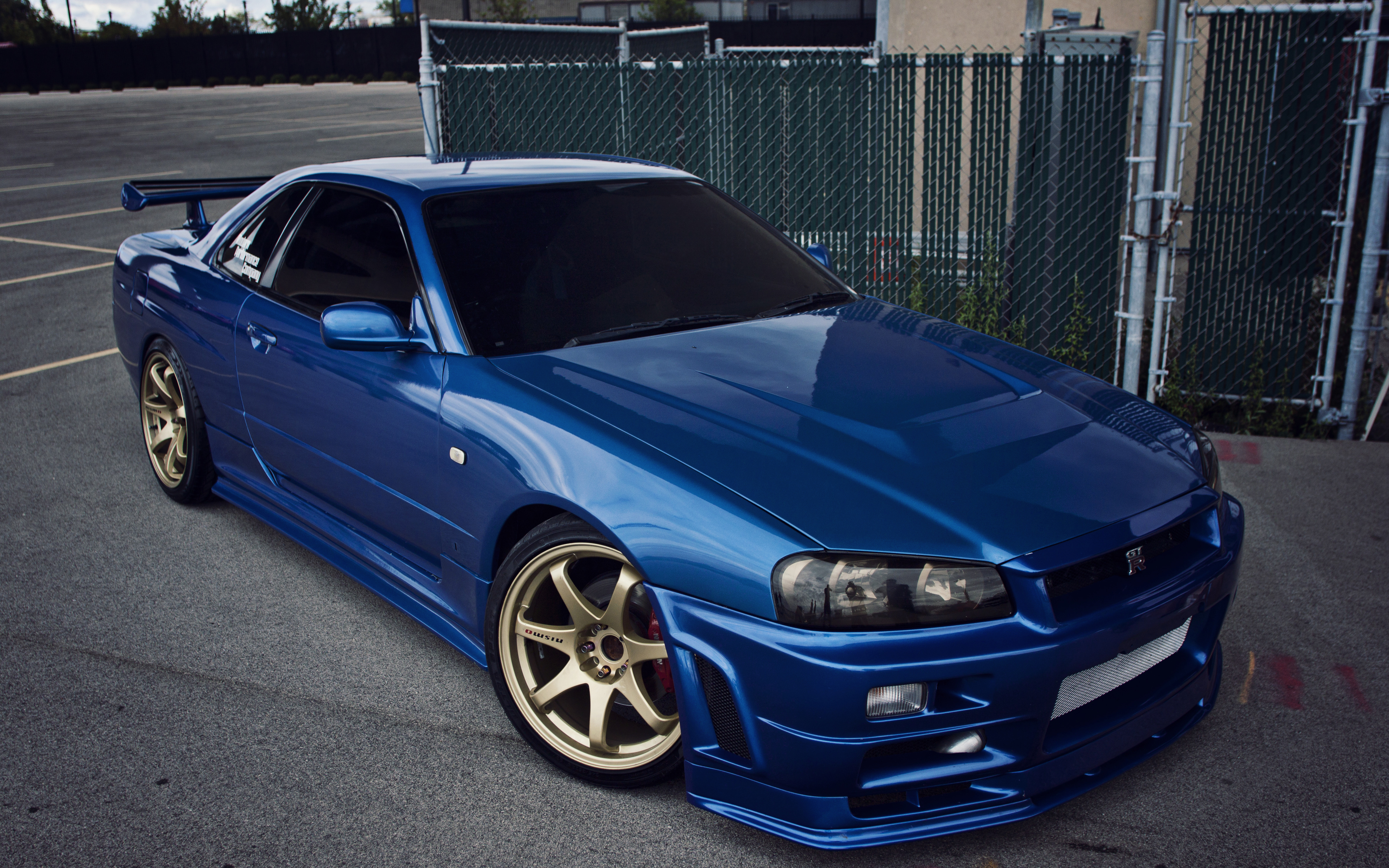 Обои синий, nissan, r34, skyline gtr на телефон и рабочий стол, раздел  nissan, разрешение 4752x2970 - скачать