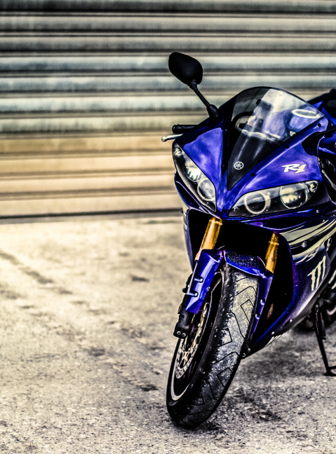 Yamaha r1 синий