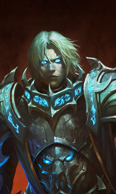 Скачать обои Anduin Wrynn, Андуин Ринн, Wolrd of Warcraft, Shadowlands, утроба, the maw, темные земли, цепи господства, Chains of Domination, Patch 9.1, раздел игры в разрешении 480x800