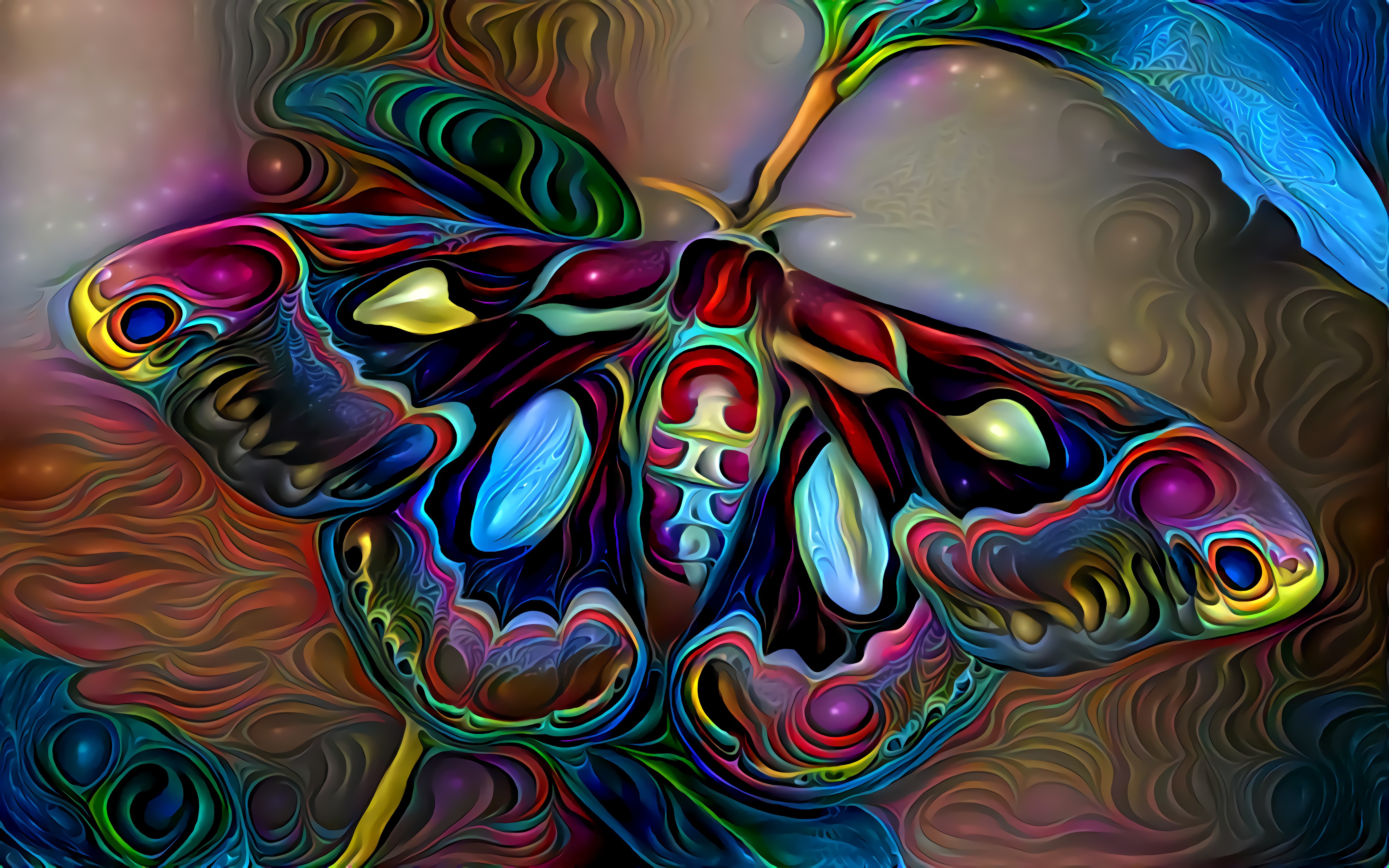 Бабочка арт
