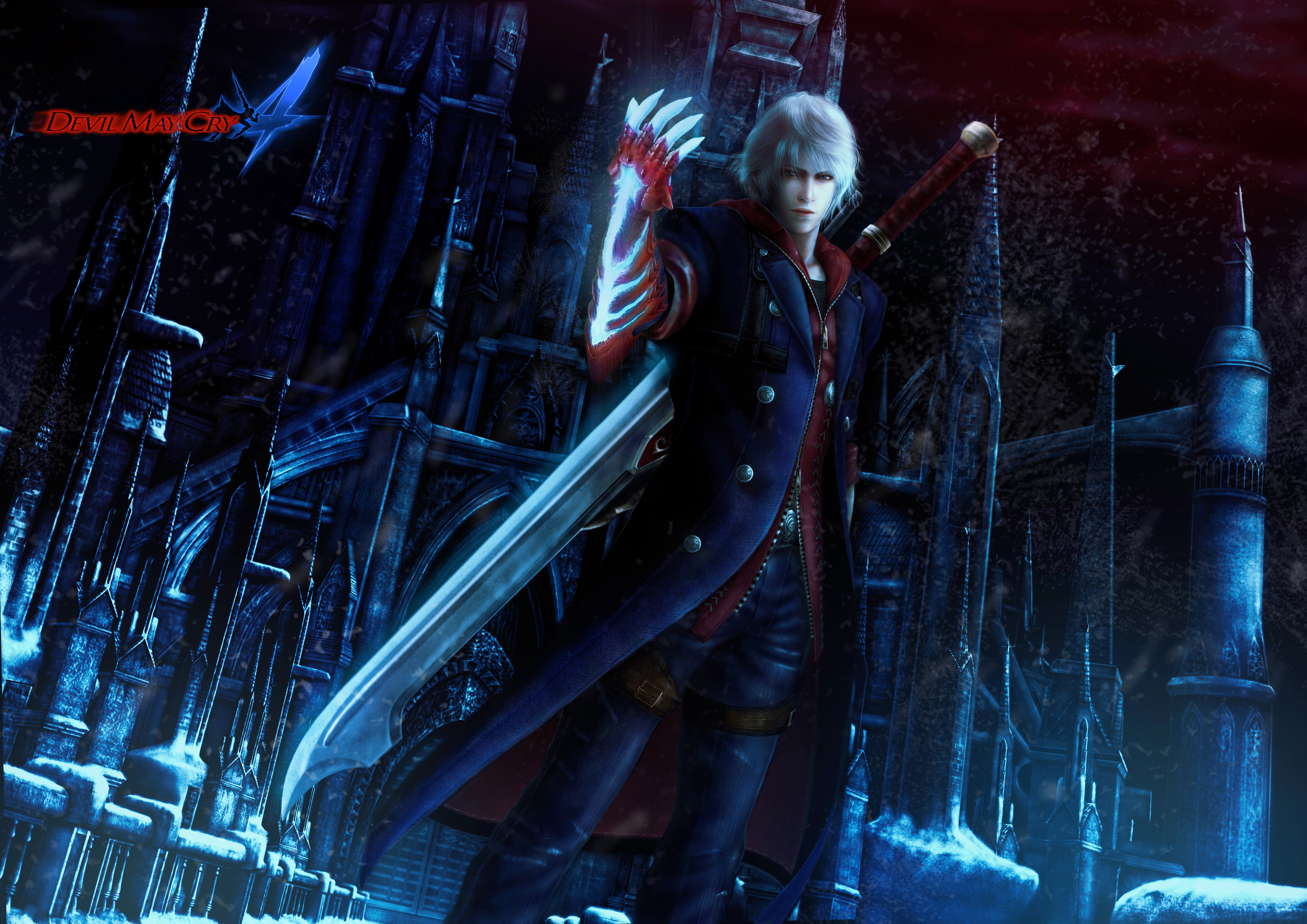 Проводники данте. Неро Devil May Cry. Devil May Cry 4 Nero. Devil my Cry 4 Неро. Devil May Cry 5 Nero.