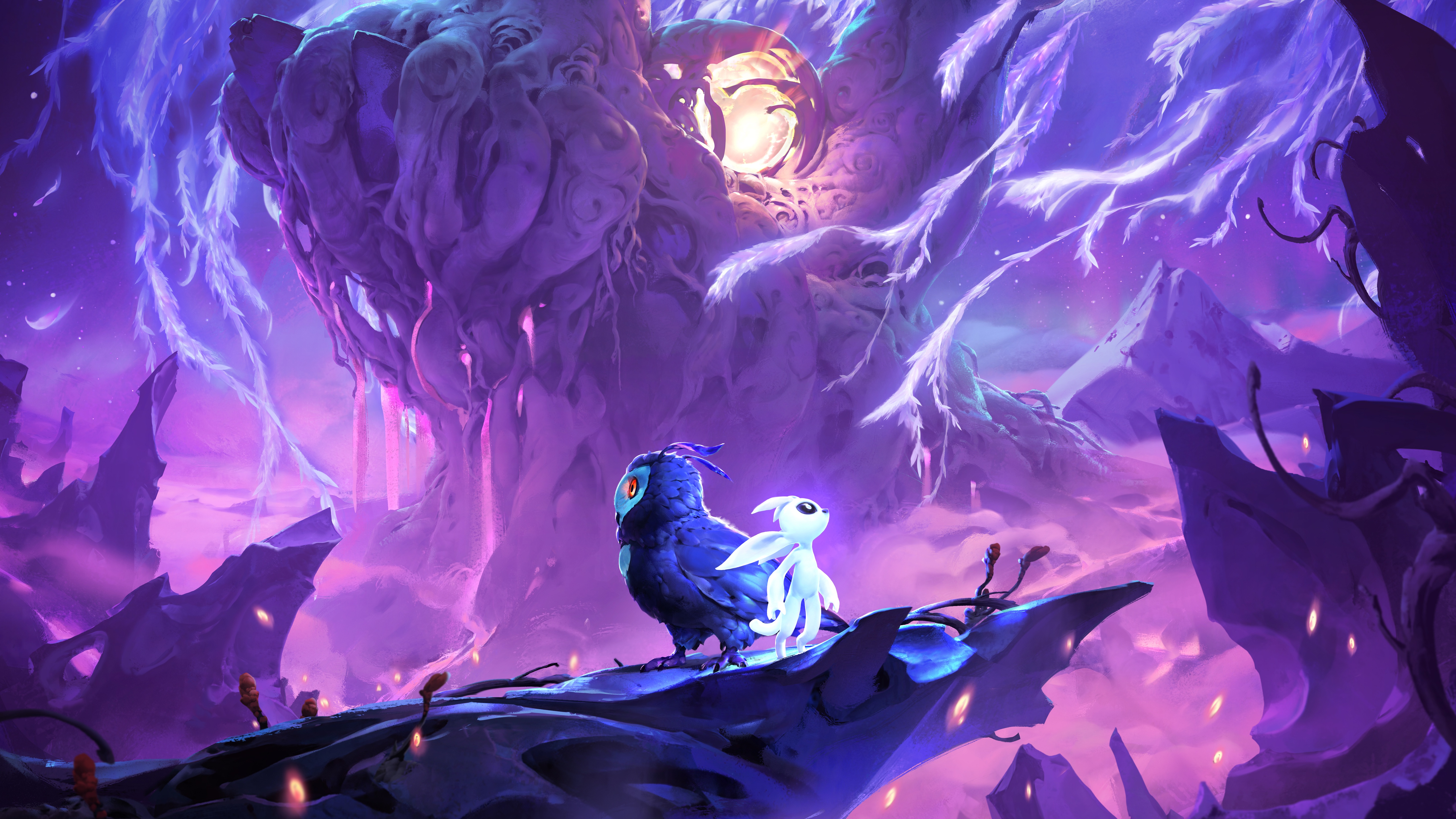 Скачать обои Microsoft Studios, Ori, Moon Studios, Ori and the Will of the  Wisps, раздел игры в разрешении 5120x2880