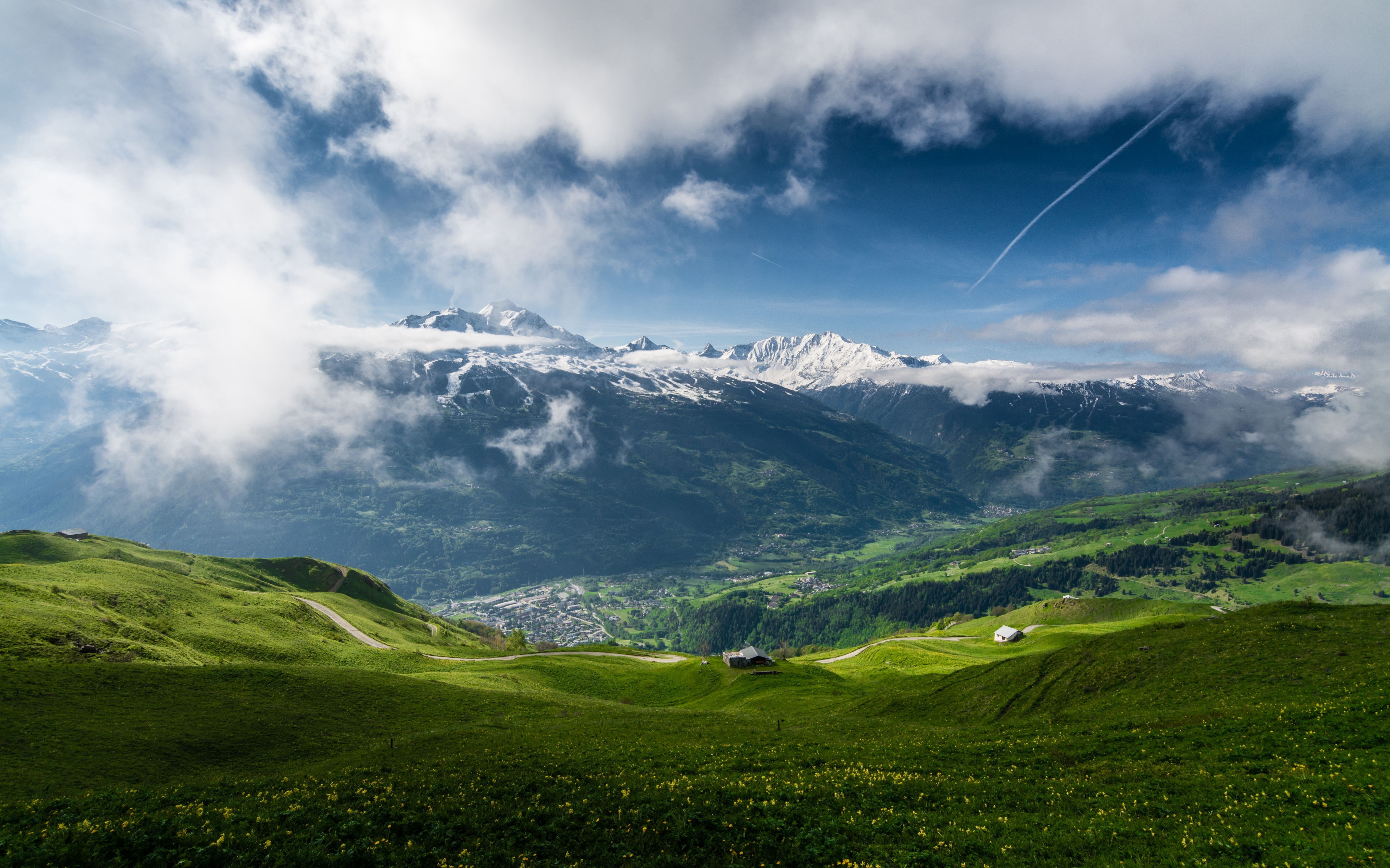 Sky Day Landscape 4k