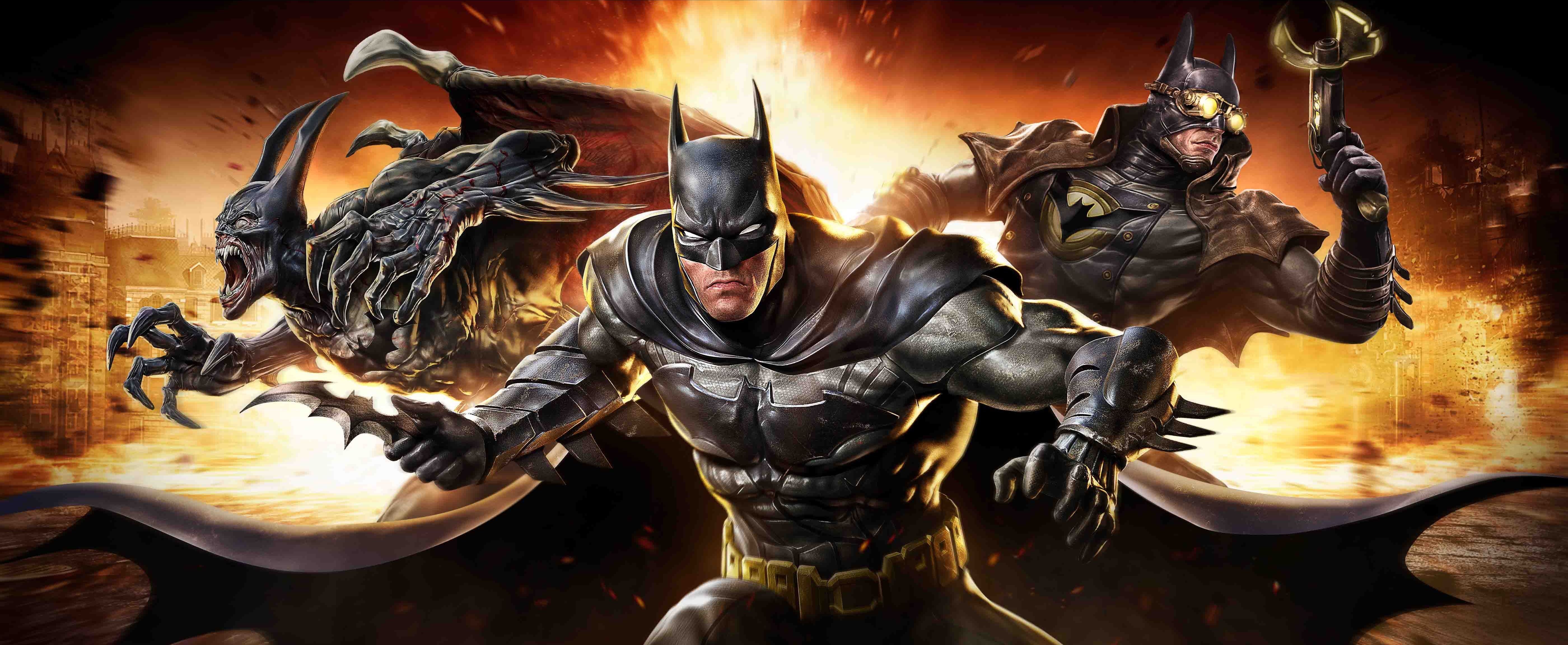 Обои batman, mmorpg, DC comics, infinite crisis на телефон и рабочий стол,  раздел игры, разрешение 5600x2304 - скачать