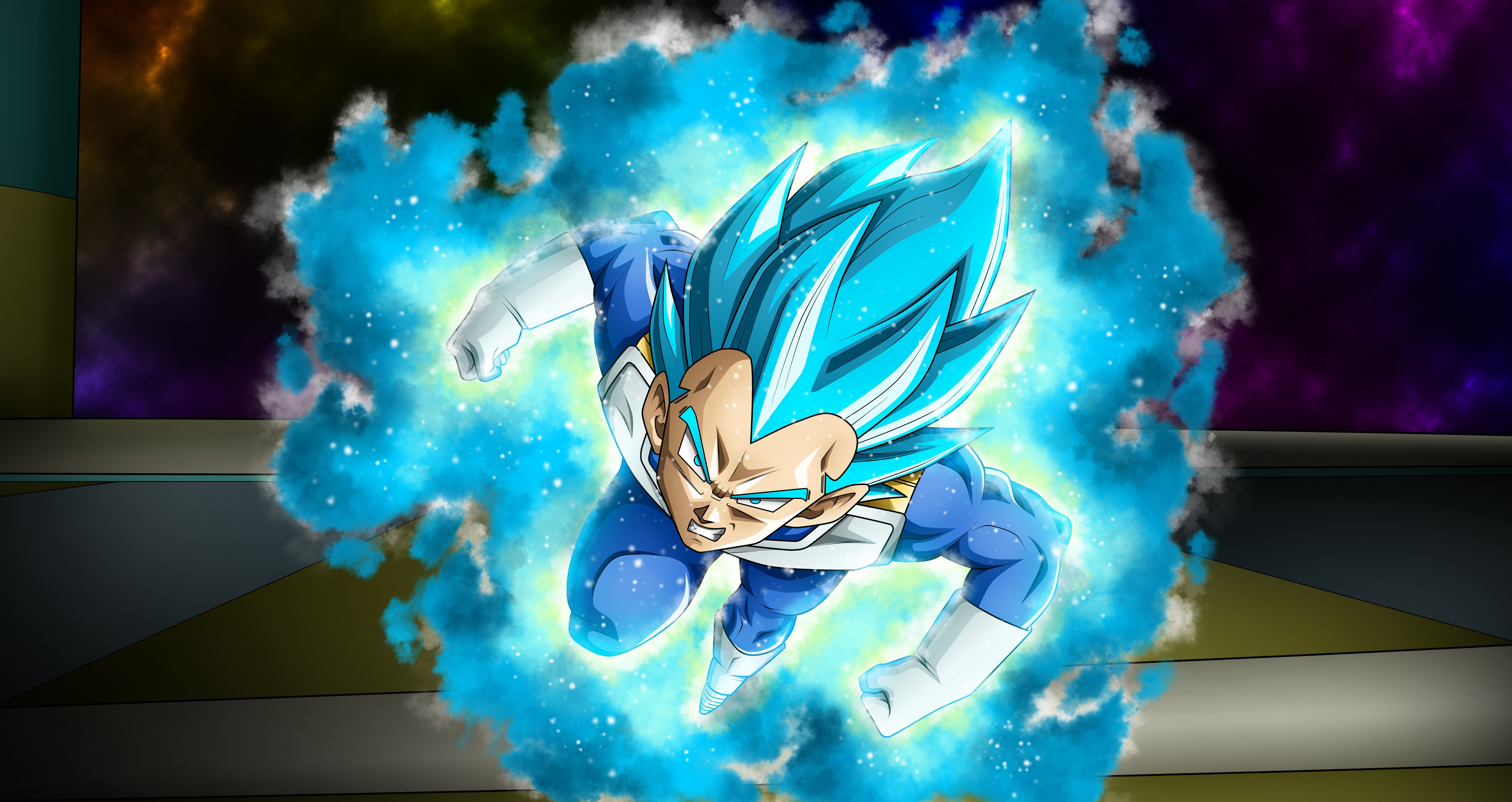 Скачать обои DBS, game, alien, anime, manga, powerful, Vegeta, Dragon Ball,  раздел сёнэн в разрешении 5760x3057