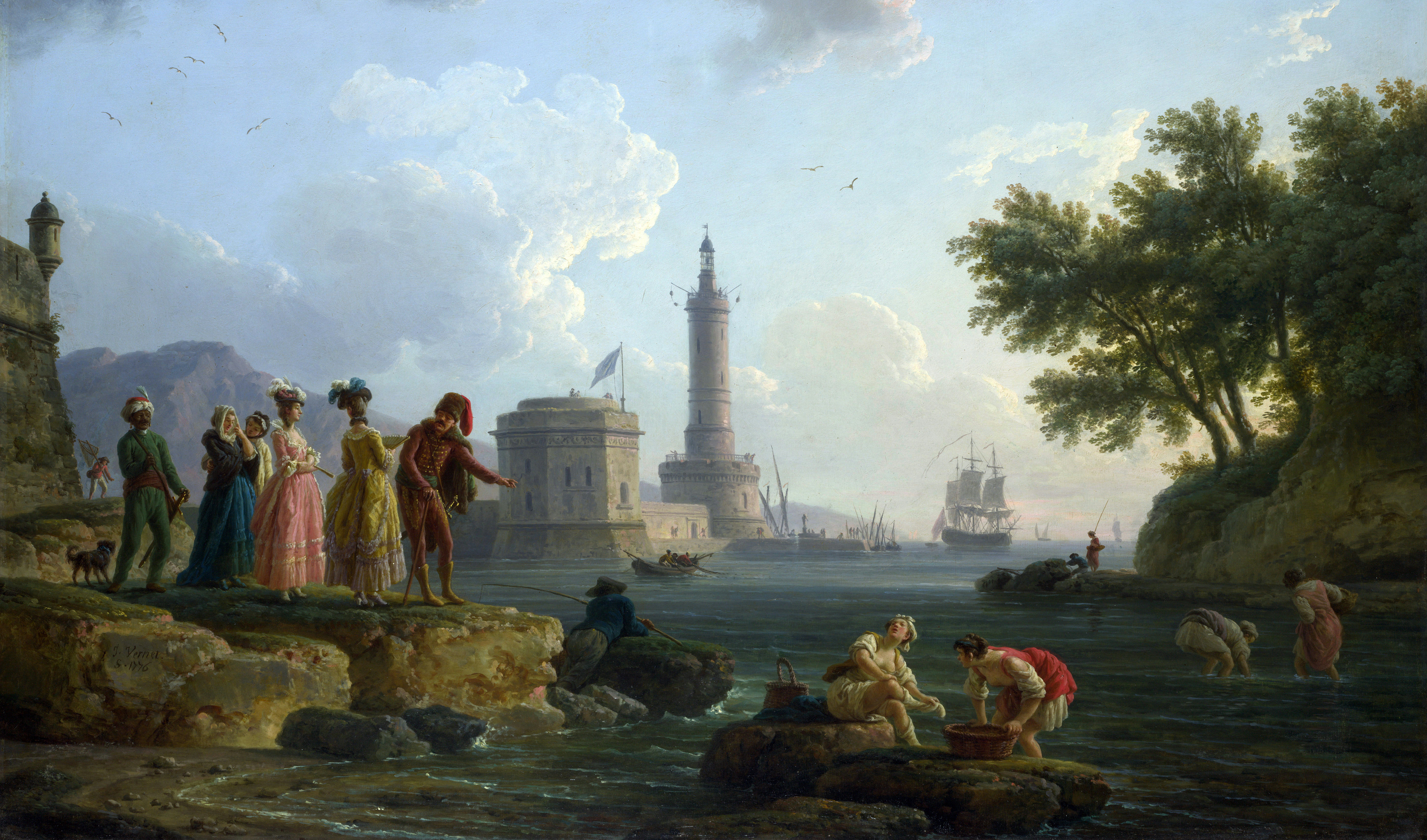 Вид живописец. Верне, Клод Жозеф (Vernet, Claude-Joseph). Верне Клод Жозеф Наполеон. Верне младший. Клод Жозеф Верне Порты Франции.