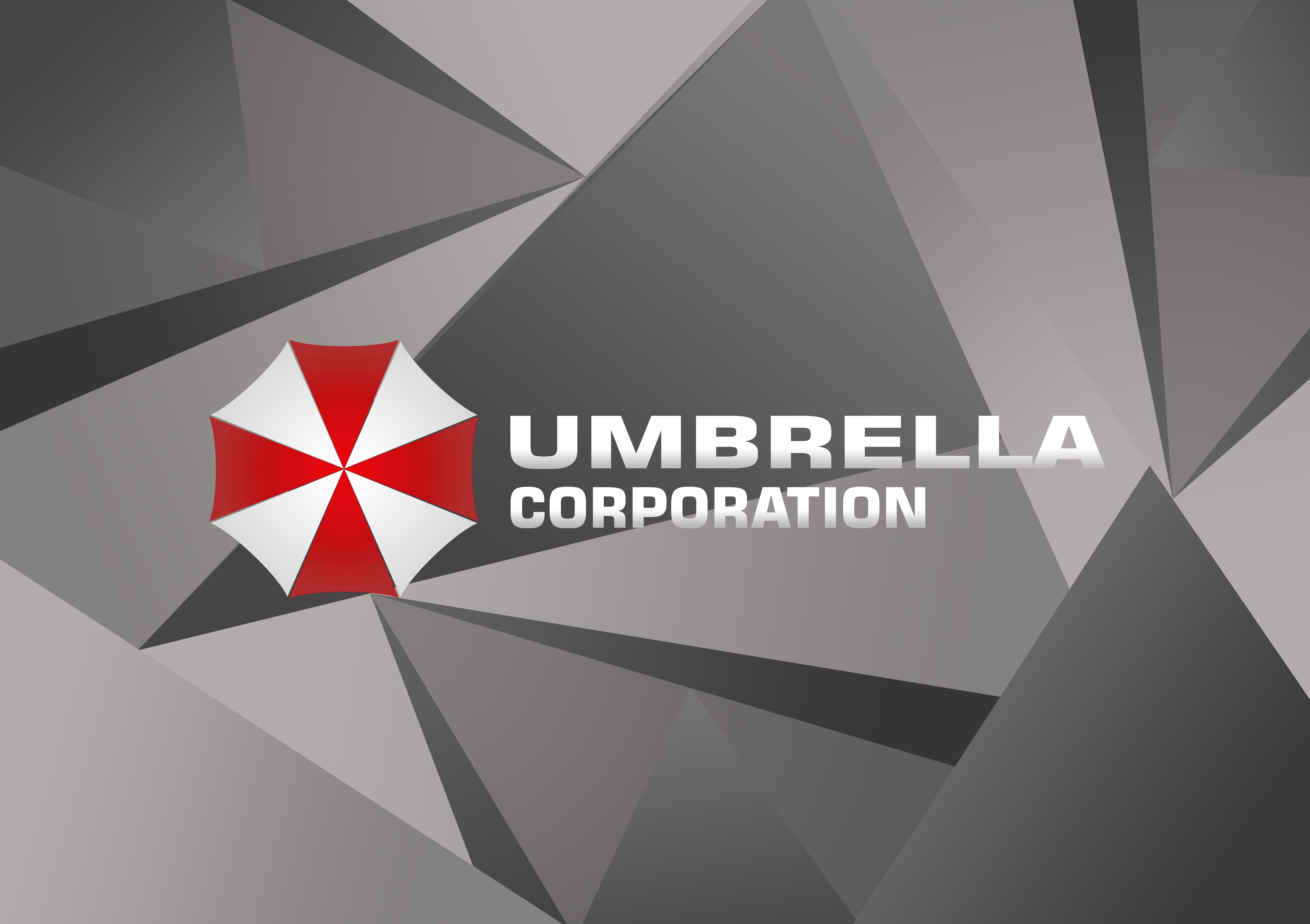 Скачать обои red, logo, game, Resident Evil, Umbrella, gray, Biohazard, Umbrella  Corp., раздел игры в разрешении 5906x4169