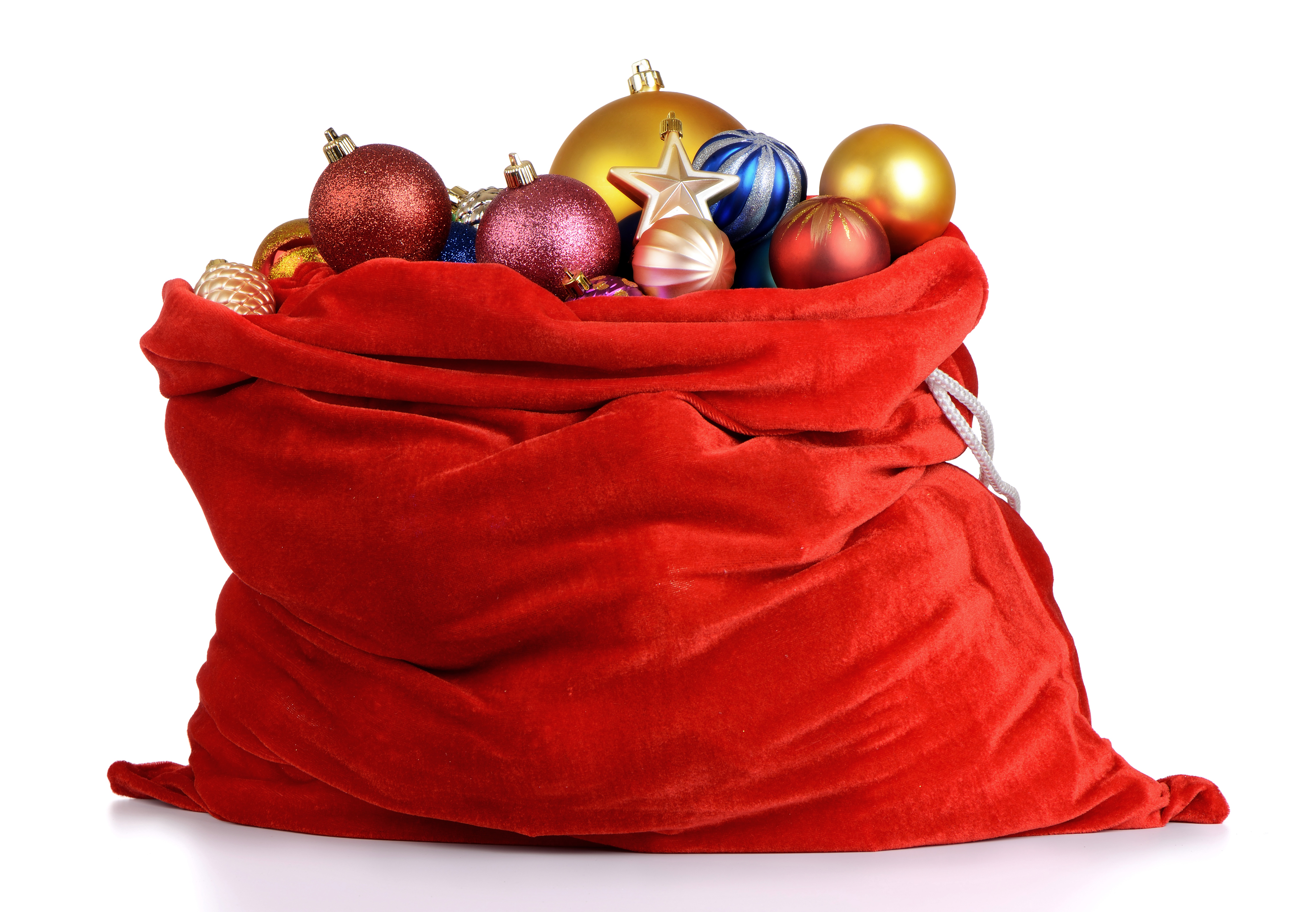 Мешок новый сайт. Мешок с подарками. Мешок Деда Мороза. Новогодний мешок. Открытый мешок с подарками.
