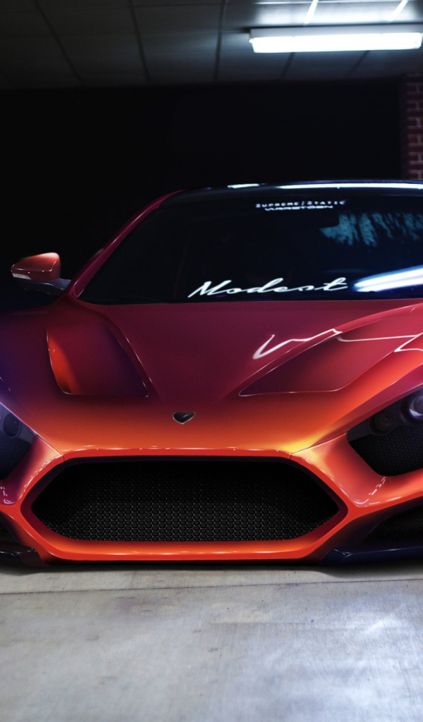 Zenvo st1 красный