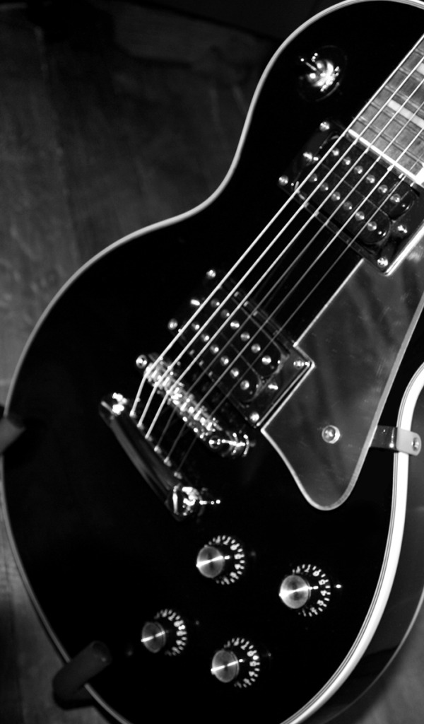 Электрогитара на телефон. Les Paul Gibson электрогитара черн. Струны Epiphone les Paul. Электрогитара черно белая. Рок гитара.