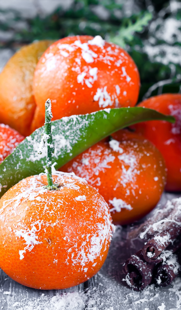 Новогодний мандарин.. Зимние фрукты.