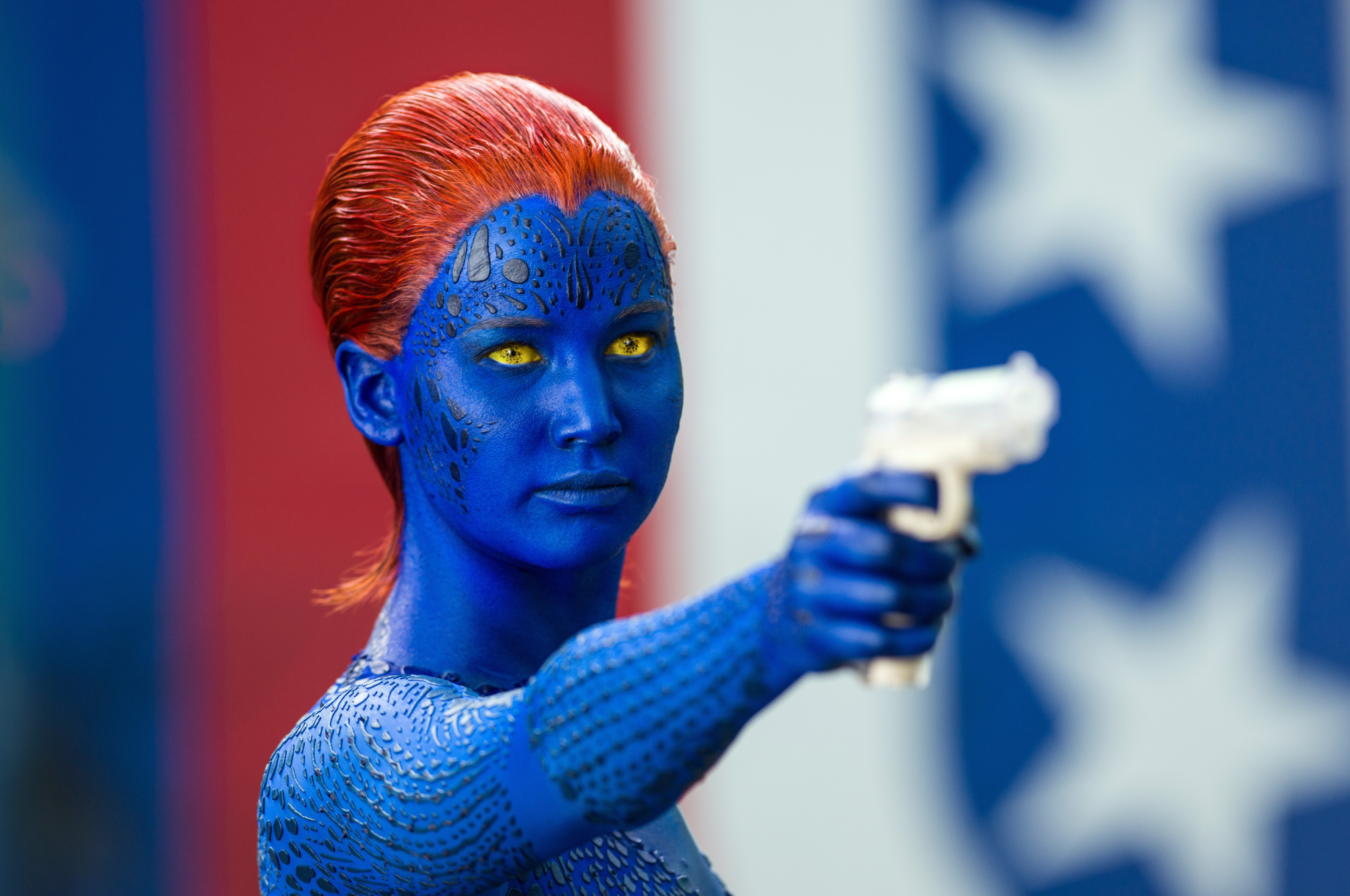 Обои Mystique, Jennifer Lawrence, Люди Икс, Дни минувшего будущего на  телефон и рабочий стол, раздел фильмы, разрешение 6144x4080 - скачать