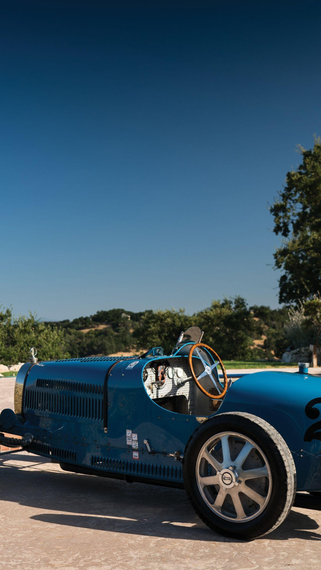 vintage, blue, 1927, Bugatti Type 35C