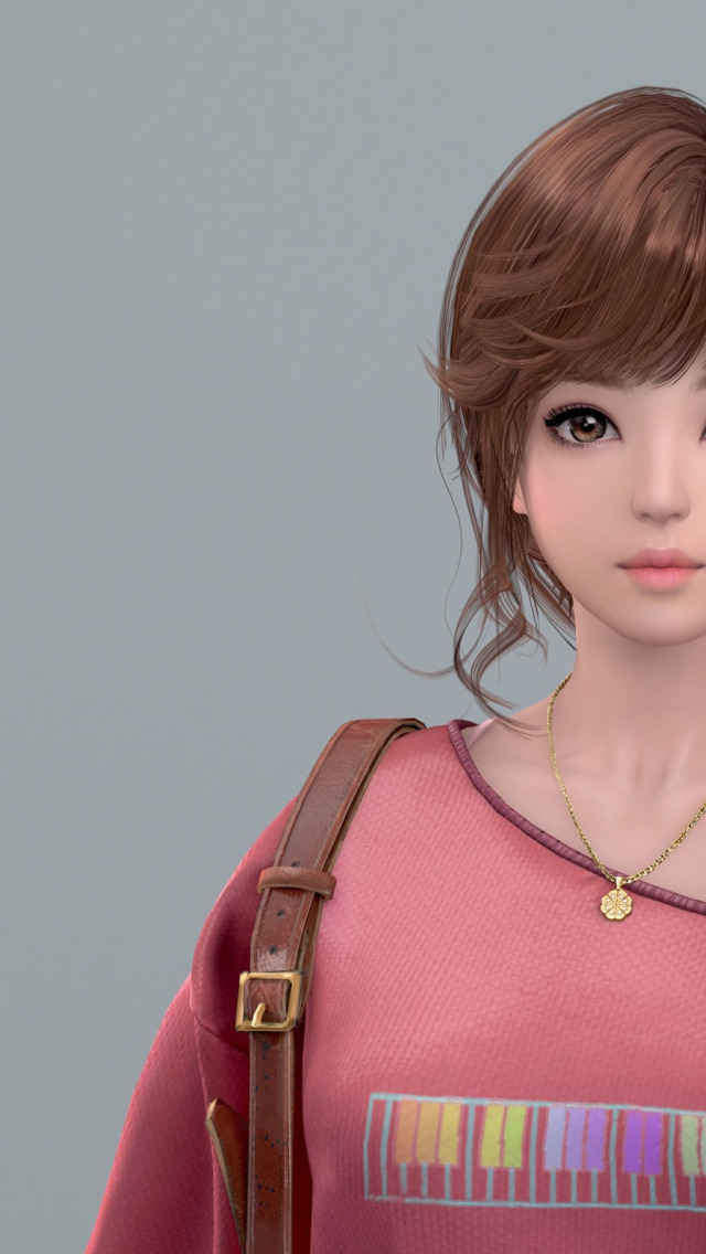 девушка, арт, Asia girl. (2017), Kiyong Sim