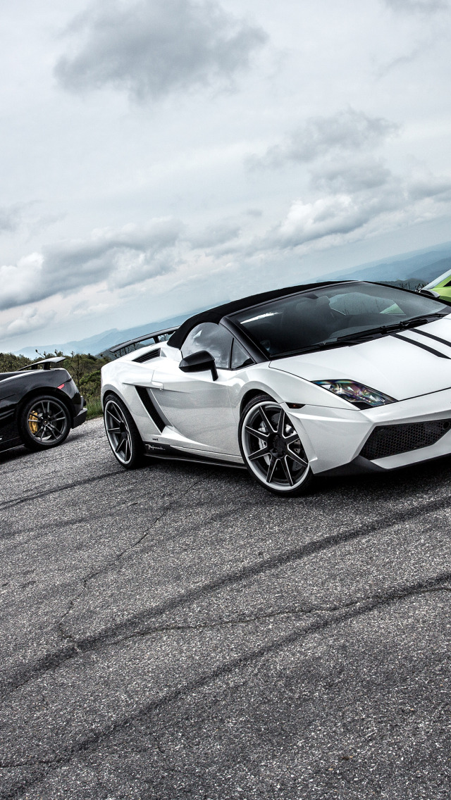 Lamborghini Gallardo White 1920x1080