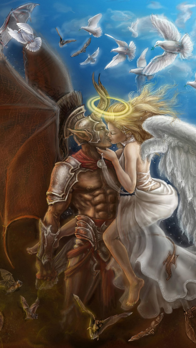 История ангела и демона. Ангел — ейазель. Ангел и демон. Ангел любви. Фэнтези любовь.