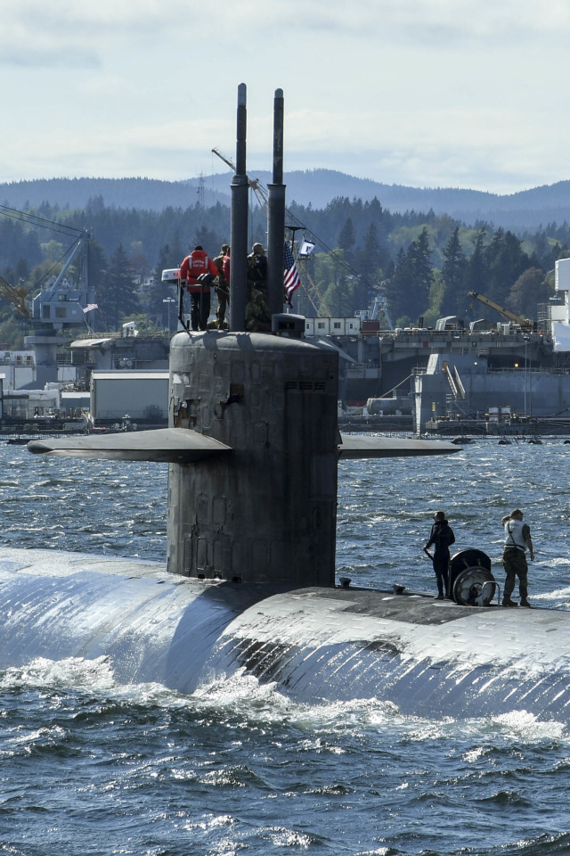 Скачать обои submarine, Los Angeles-class, SSN-698, USS Bremerton ...