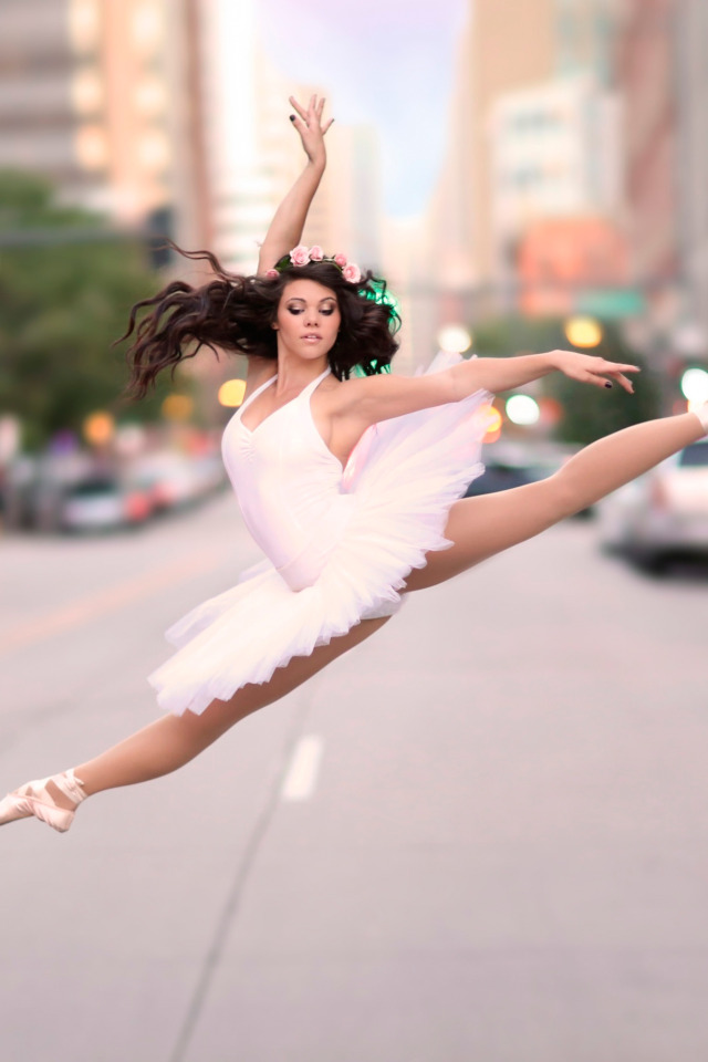 Песня летающего танца. Танцующая девушка. Балерина. Танец полет.