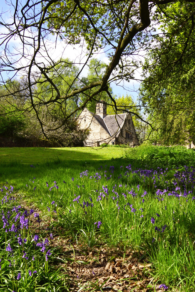 Spring uk. Весенний домик. Англия весной.