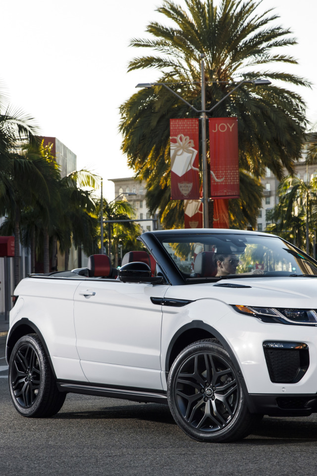 Range Rover Evoque Cabriolet белая