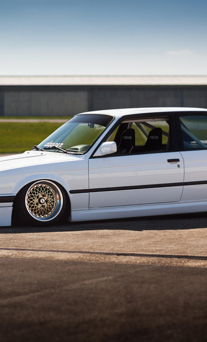 BMW White BBS