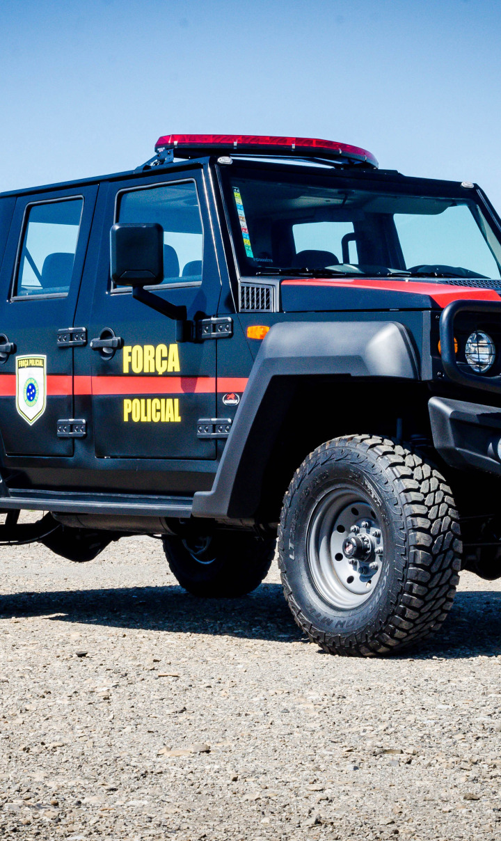 Police, made in Brazil, Agrale, military and civil vehicle, manufactured in Santa Catatarina, export type product, Agrale Marrua, gaucha factory