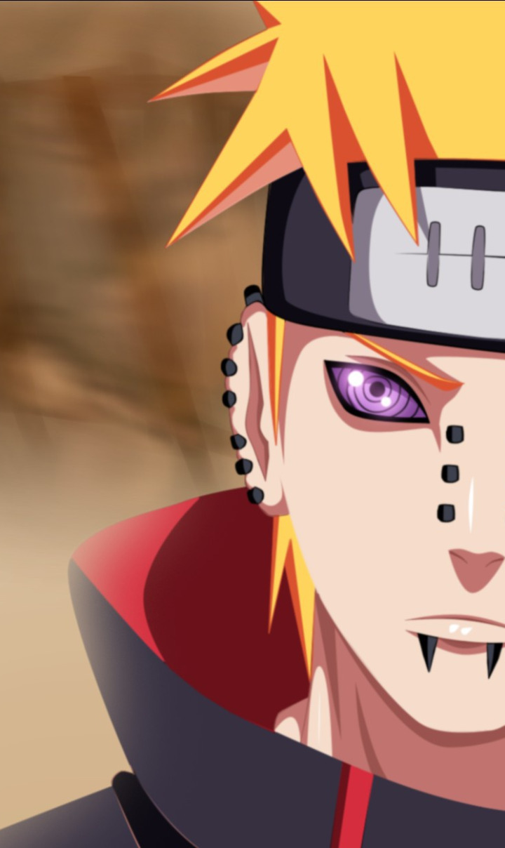 Скачать обои Naruto, sharingan, evil, Akatsuki, piercing, Yahiko, Nagato,  Naruto Shippuden, раздел сёнэн в разрешении 720x1208