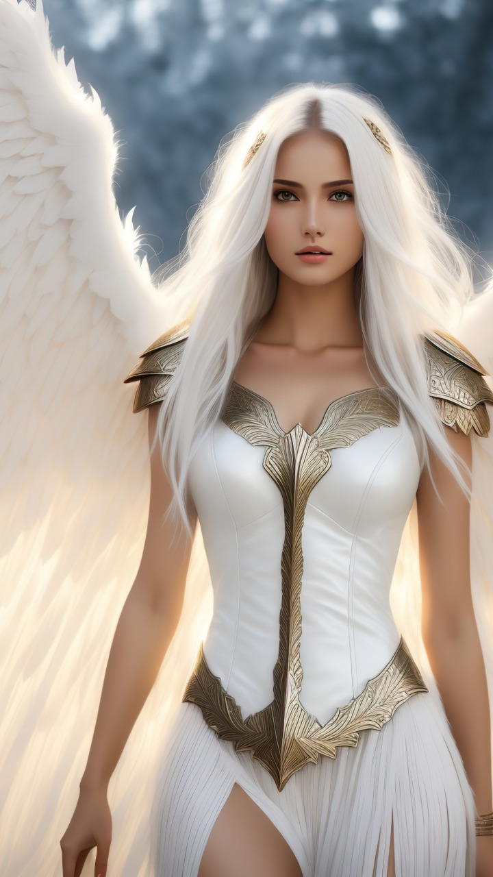 Скачать обои Girl Fantasy Art Angel Blond Digital Art Fantasy Art Fantasy Girl раздел ии 3579