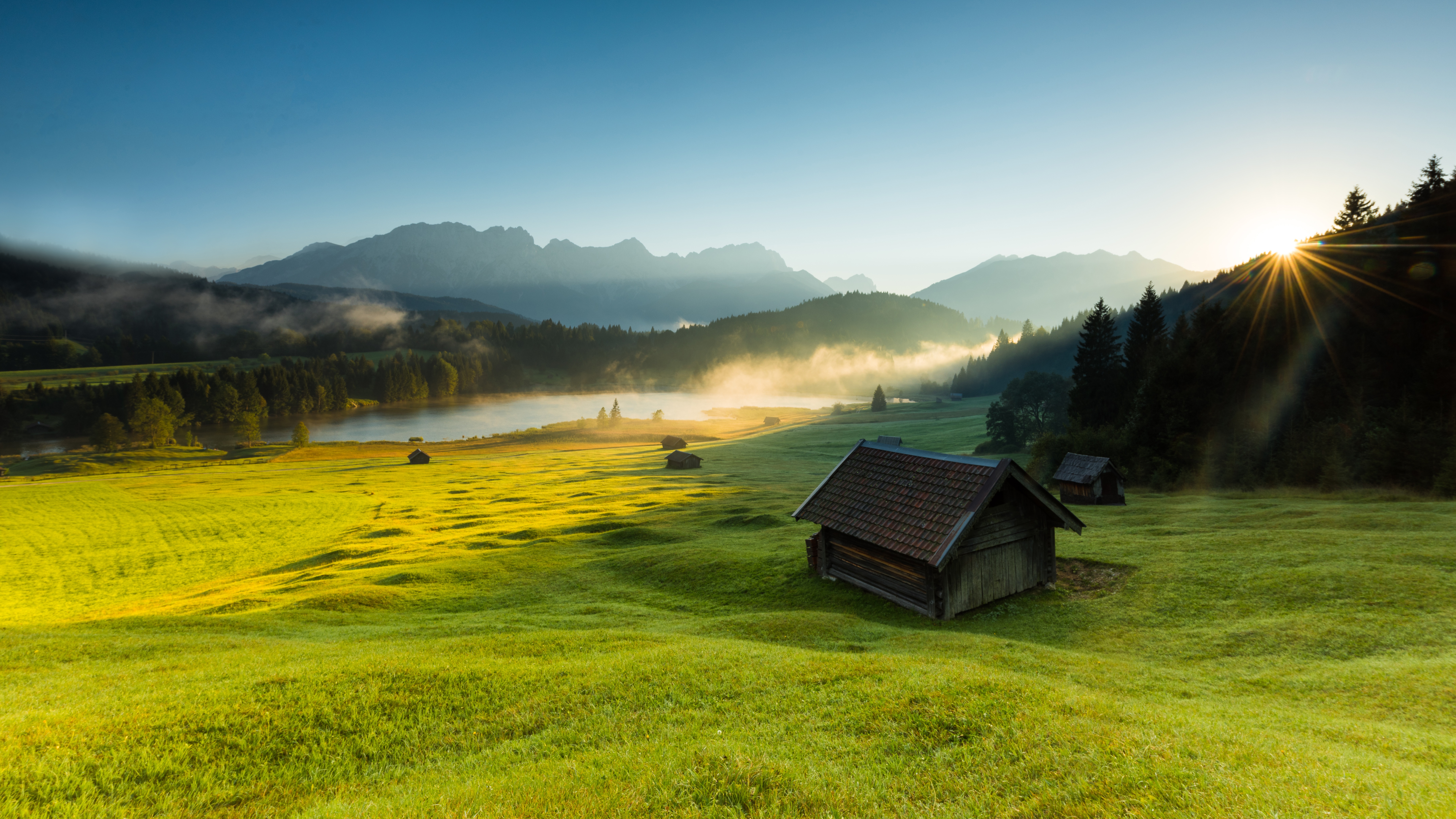 Красивые Пейзажи С Домами Фото