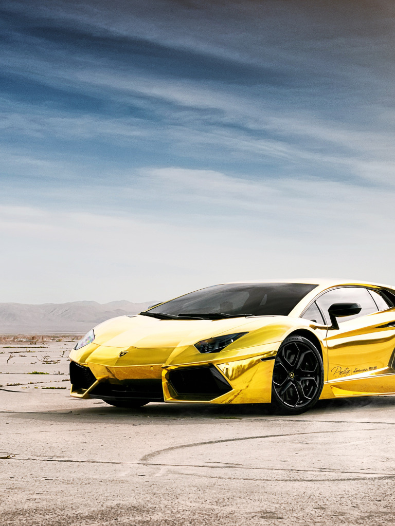 Lamborghini Aventador lp700 4 Golden