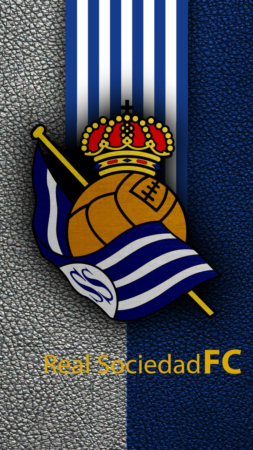 Скачать обои wallpaper, sport, logo, football, La Liga, Real Sociedad,  раздел спорт в разрешении 824x1464