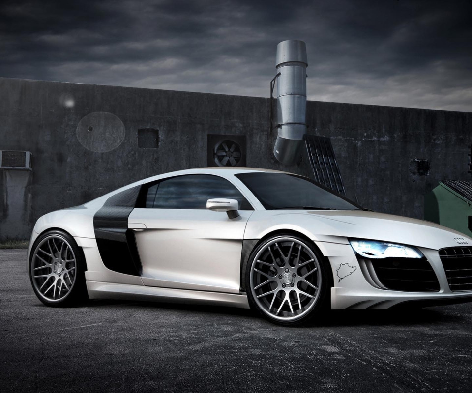 Audi r8 White HD