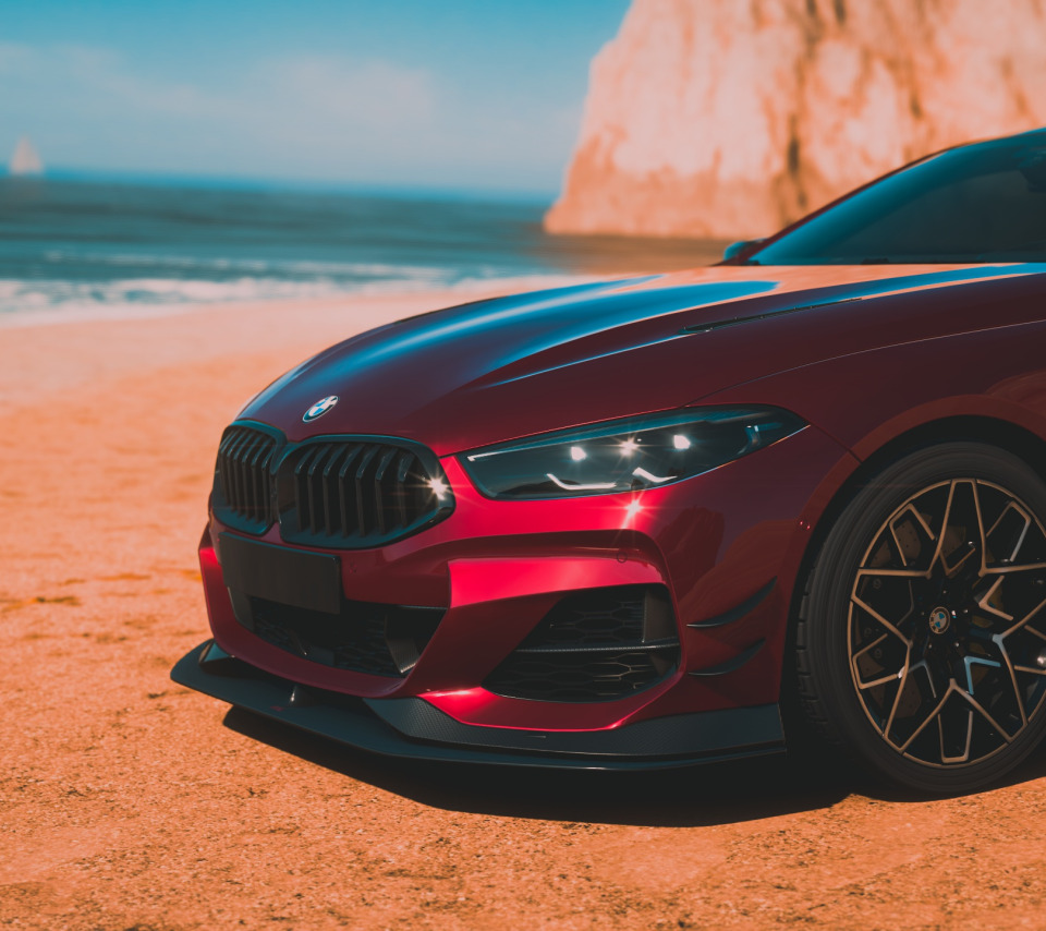 Скачать обои BMW, Forza, BMW M8, Forza Horizon 5, раздел игры в разрешении  960x854