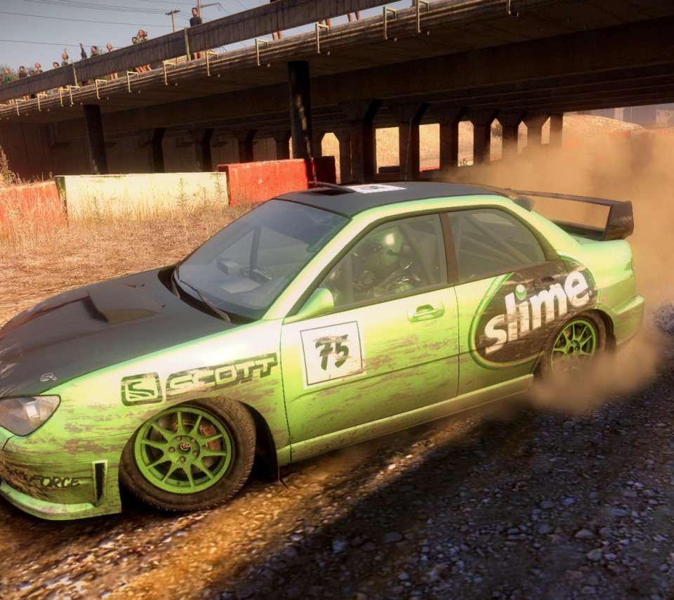 Скачать обои Subaru, Dirt 2, Colin McRae, Colin McRae DiRT 2, Impreza WRX  STI, раздел игры в разрешении 960x854