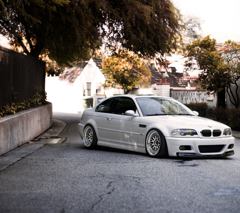 BMW e46 White