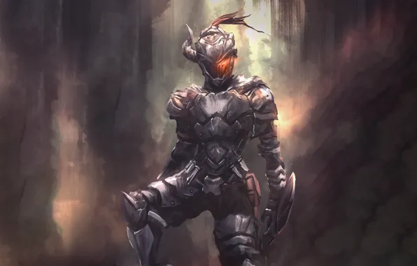 Доспехи, воин, шлем, рыцарь, Goblin Slayer