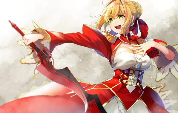 Девушка, сейбер, Fate / Stay Night