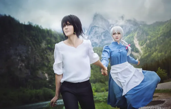Аниме, косплей, Howl, Sophie Hatter, Howl no Ugoku Shiro