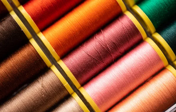 Colors, rollers, threads