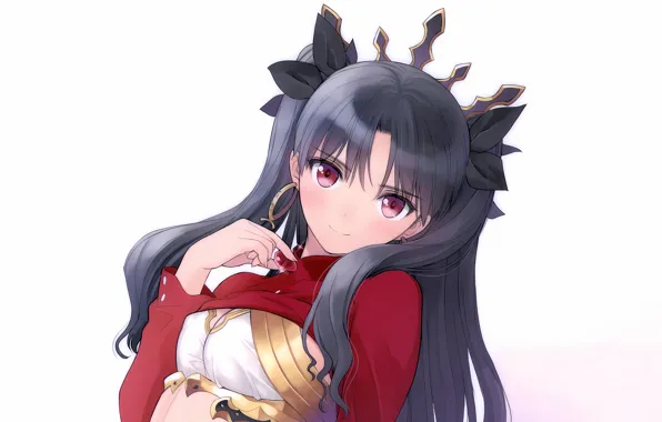 Girl, sexy, cleavage, long hair, boobs, anime, beautiful, twintails