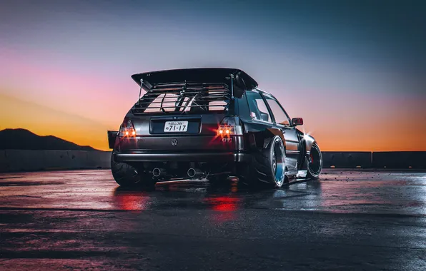 Car, авто, тюнинг, volkswagen, golf, tuning, mk2, Khyzyl Saleem