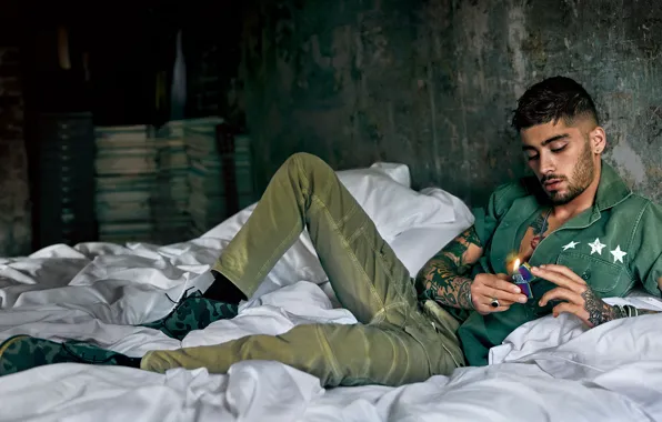 Зажигалка, тату, мужчина, Zayn Malik