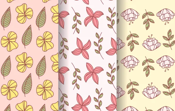 Цветы, фон, текстура, Flower, Pattern